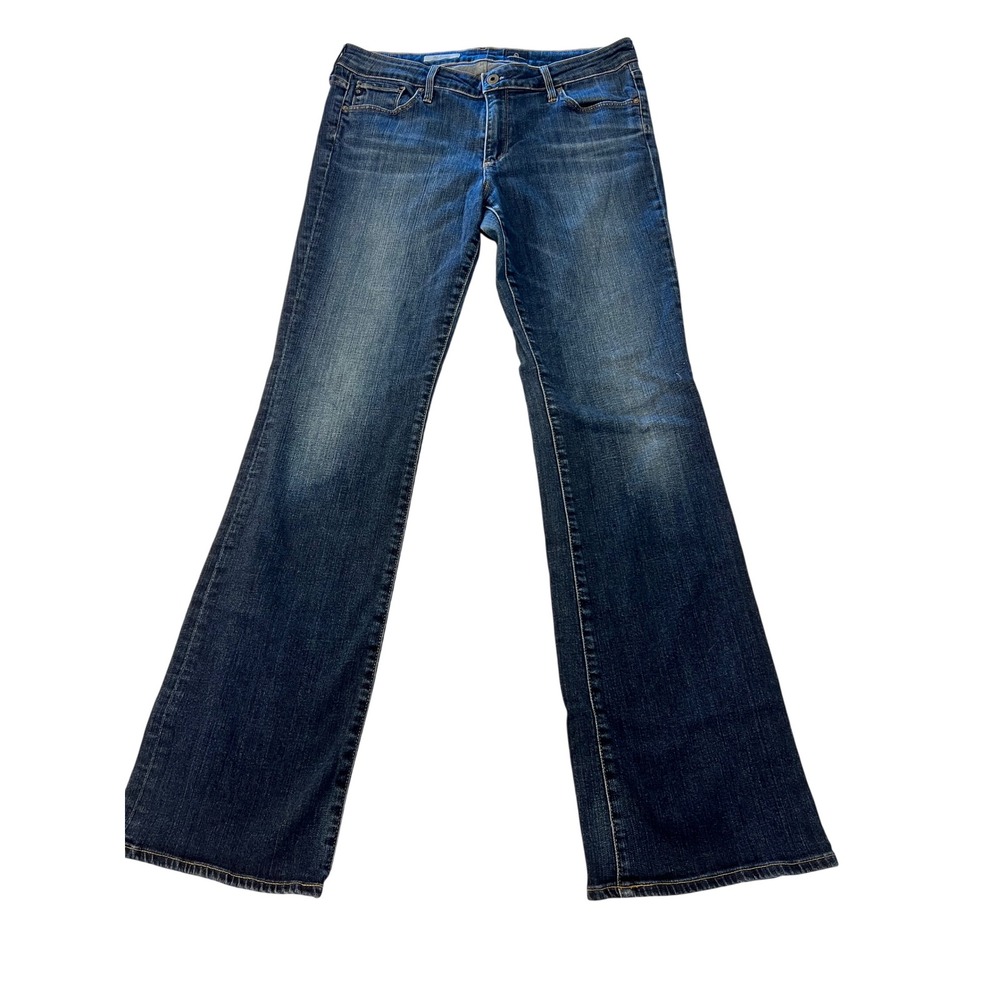 AG Adriano Goldschmied The Jessie Curvy Boot Cut Jeans 32R Dark Wash PVC1321